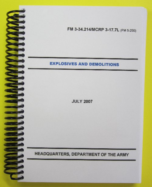 FM 3-34.214 Explosives and Demolitions - 2007